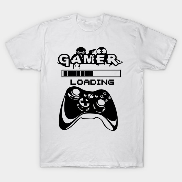 Game Loading T-Shirt by MommyTee